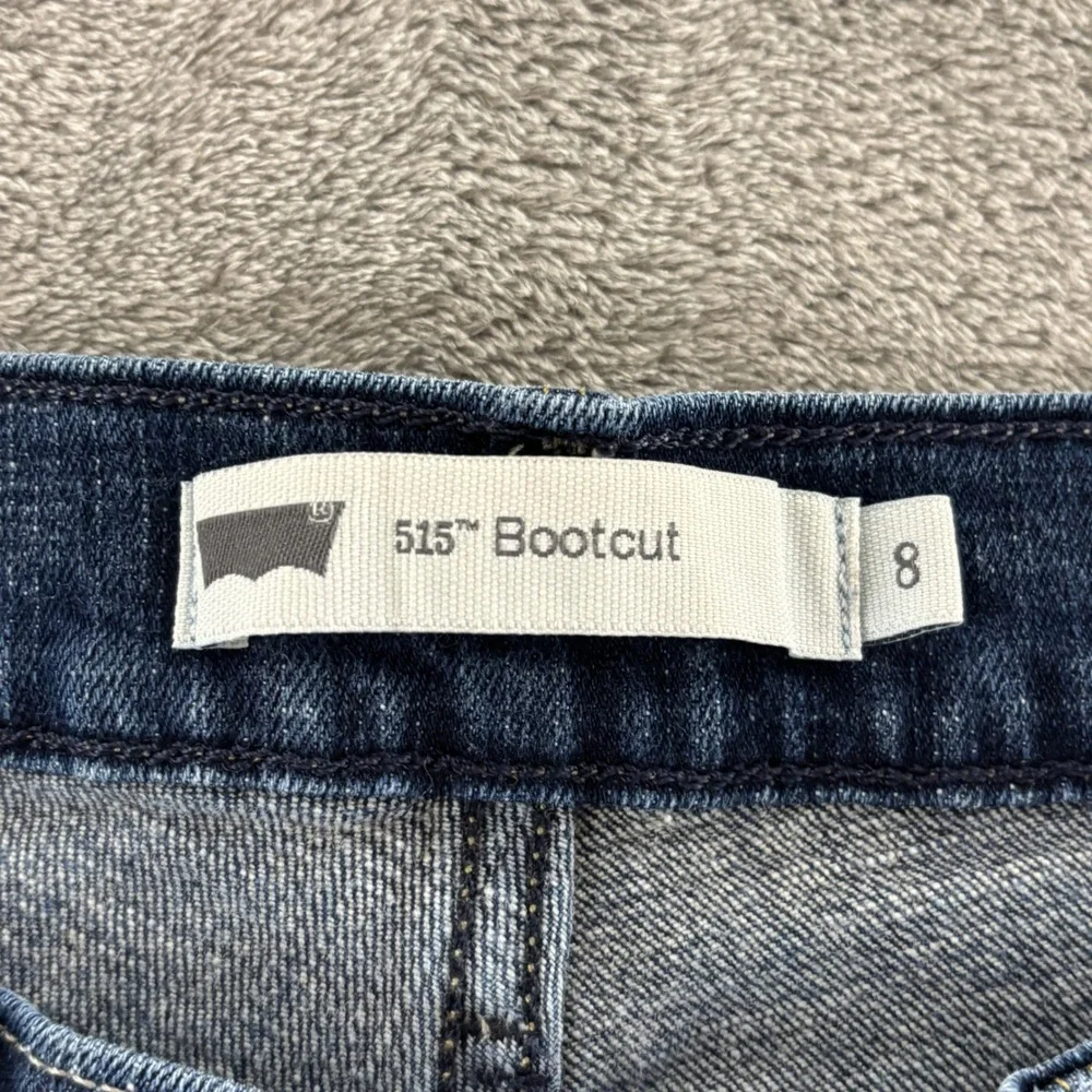 Levi's 515 Bootcut Jeans Womens 8 29x30 Dark Wash‎ Mid Rise Stretch Denim